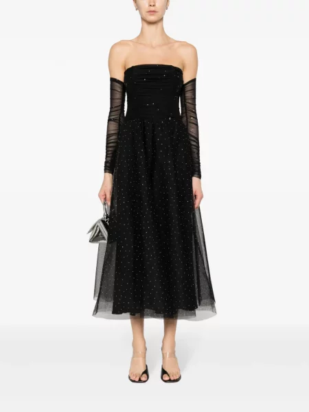 Rochie Nissa de cristal de costum negru