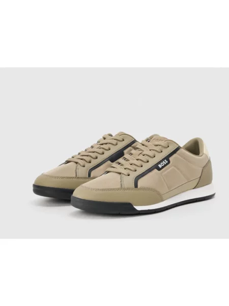 Sneakersy Boss beżowe