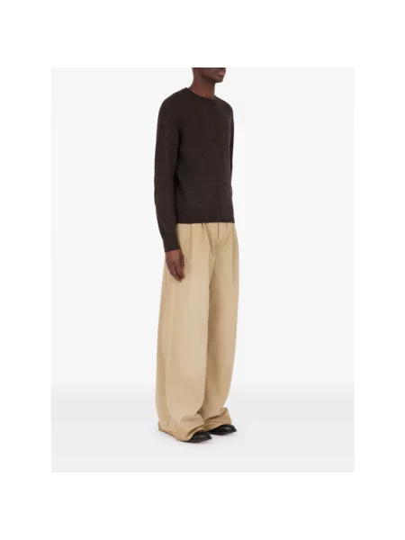 Sweter Maison Margiela brązowy