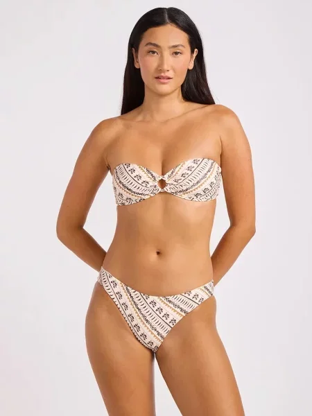 Seafolly plavkové kalhotky Hipster béžové