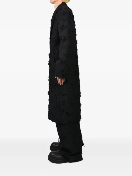 Palton Filth din jacard negru