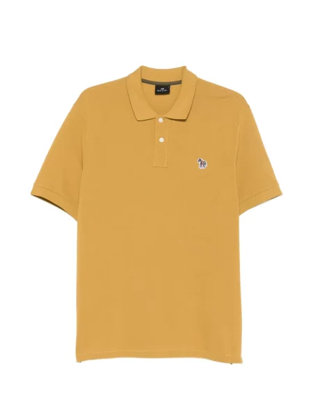 Polo Ps Paul Smith cu model zebră galben