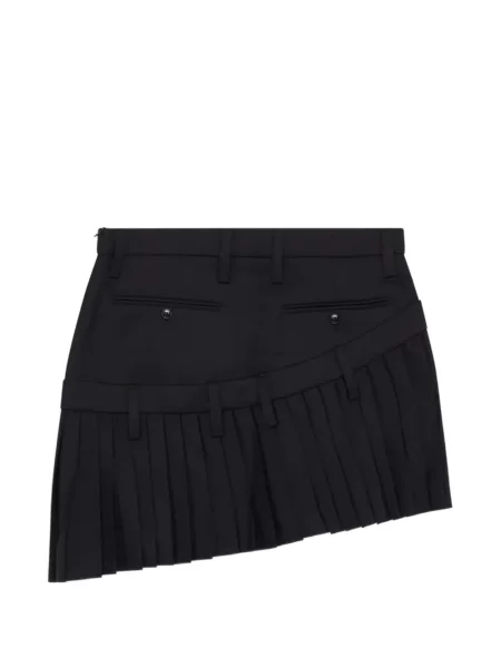 Fusta mini Torishéju asimetrică negru