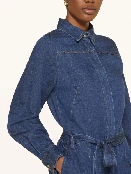 Inwear Kombinéza Carolaiw V Džínovém Vzhledu tmavě modrá