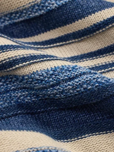 Cardigan Ralph Lauren Rrl cu dungi albastru