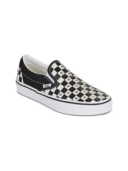 Slip on klasične hlačke slip Vans črna