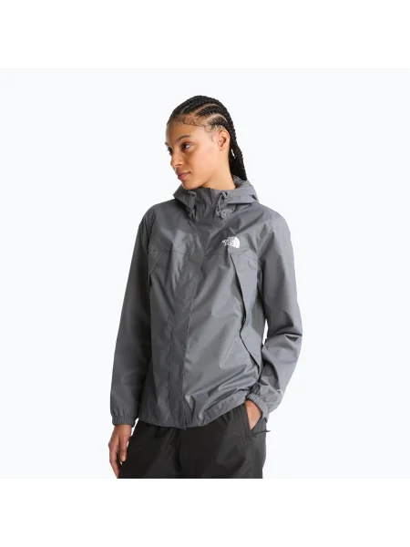 Дамско водоустойчиво яке The North Face Antora Rain smoked pearl сиво