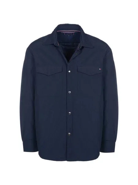 Geacă Tommy Hilfiger albastru