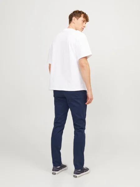 JACK & JONES Chino nadrág Marco Bowie tengerészkék kék