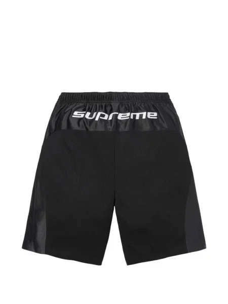 Pantaloni scurți Supreme cu autograf negru