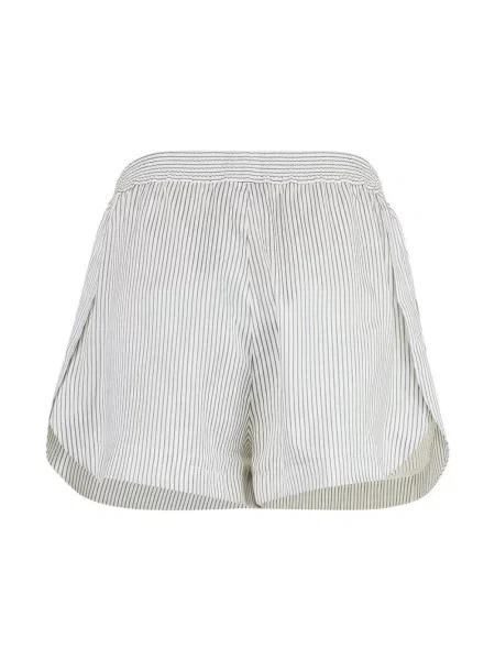 Szorty Stella Mccartney w paski z paskiem szare