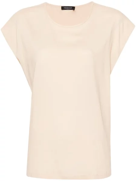 Koszulka Fabiana Filippi z krepy różowa
