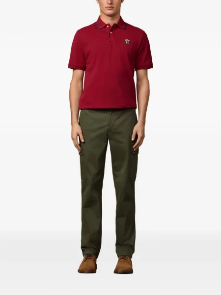 Pantaloni cargo Hackett London din țesătură twill verde