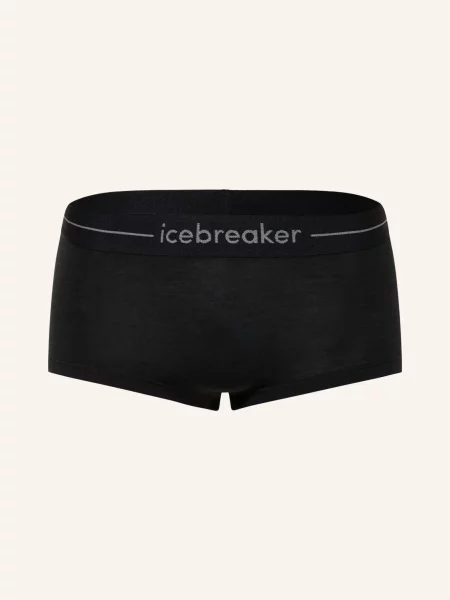 Sportovní kraťasy Icebreaker z merino vlny černé