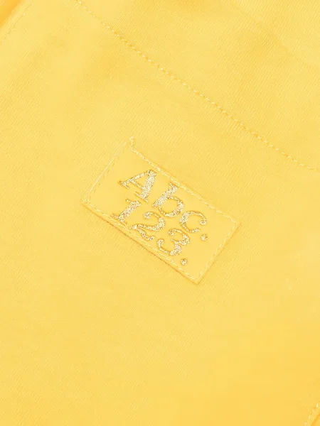 Pantaloni Advisory Board Crystals de cristal galben