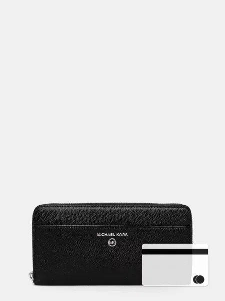 Кожаный кошелек Michael Michael Kors черный