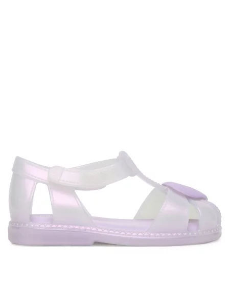 Σανδάλια Melissa Mini Melissa Hip Heart Ballerina Bb μωβ