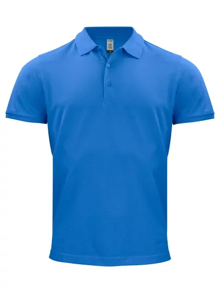 Clique Classic OC Polo – organiczna klasyczny krój – royal blue niebieska