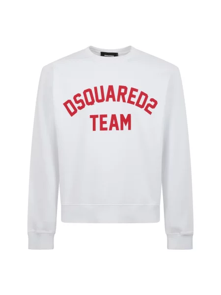 Bluza Dsquared2 z nadrukiem biała