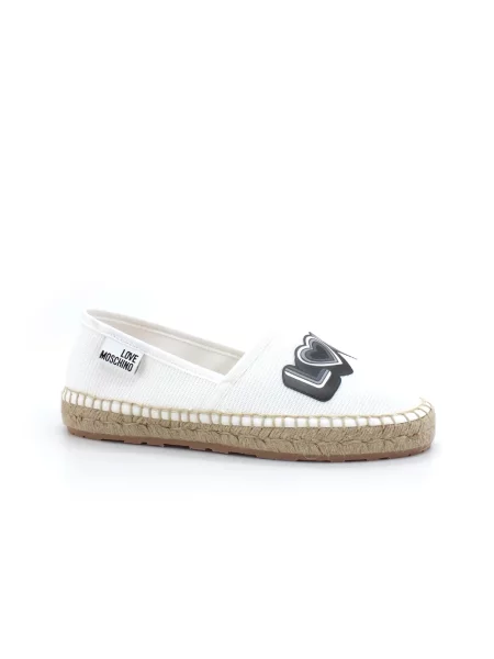 Espadryle Love Moschino białe