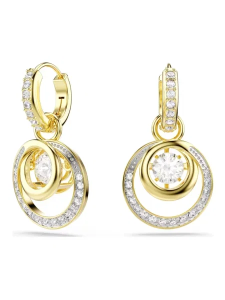 Kolczyki Swarovski żółte