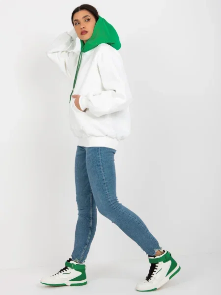 Hanorac Fashionhunters alb