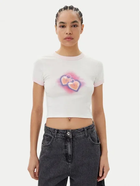 HUGO Tricou Dalia alb