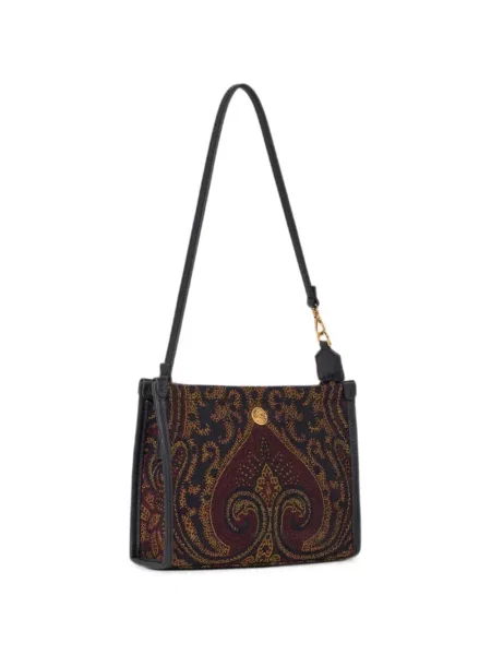 Τσάντα Etro paisley ζακάρ μπλε
