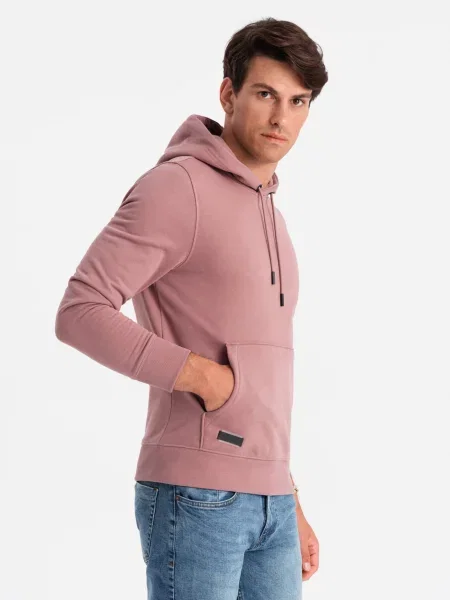 Mikina s kapucňou Ombre s kapucňou ružová