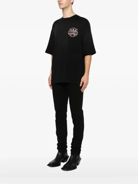 Tricou Amiri cu imagine negru