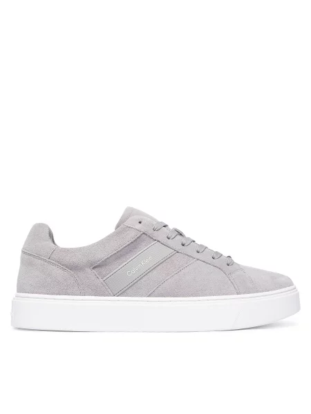 Sneakers Calvin Klein Classic Cups Laceup Tape Su gri