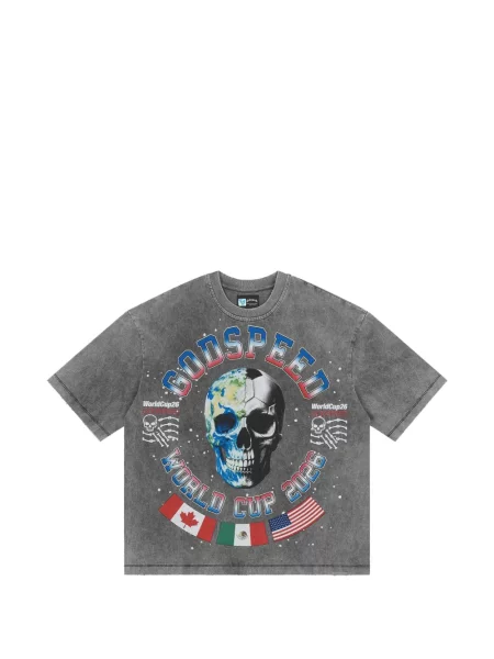 Tricou Godspeed gri