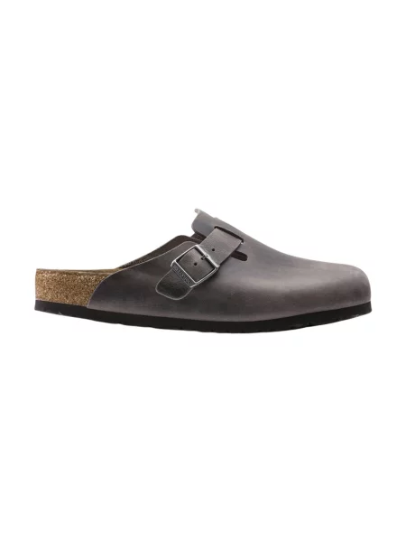 Pantofi Birkenstock din piele gri