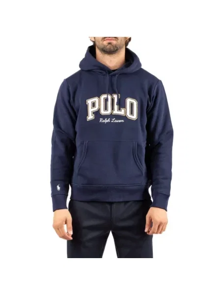Bluza z kapturem Ralph Lauren z kapturem niebieska