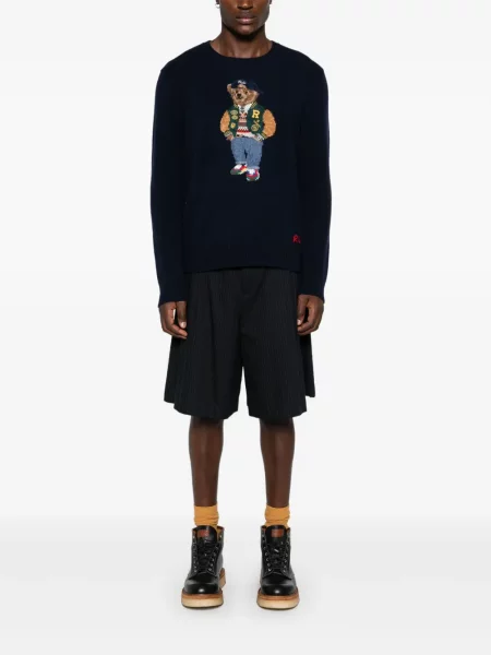 Dryžuotas megztinis Polo Ralph Lauren mėlyna
