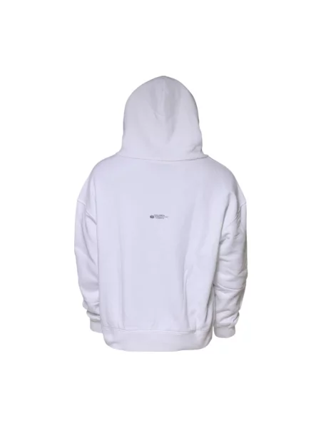 Bluza z kapturem Dolce And Gabbana z kapturem z logo biała