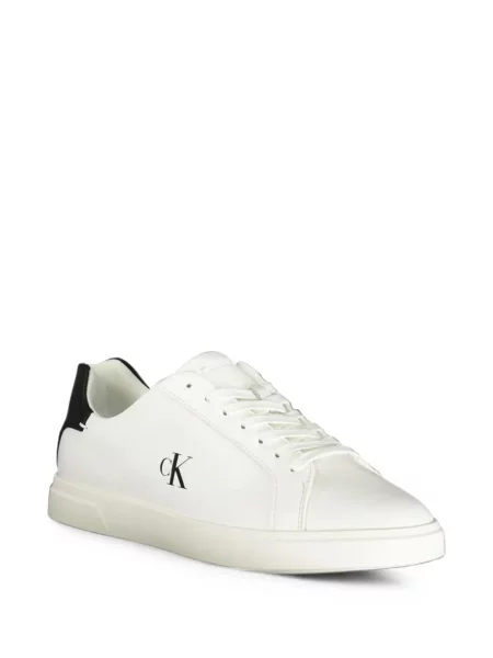 Sneakerși Calvin Klein cu imagine alb