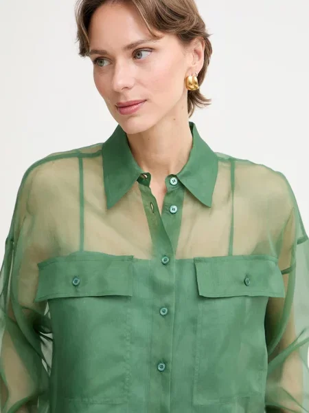 Шелковая рубашка Weekend Max Mara