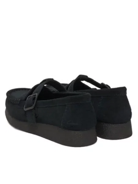 Tenisky Clarks WallabeeEVOBar Black Suede EUR 36 černé