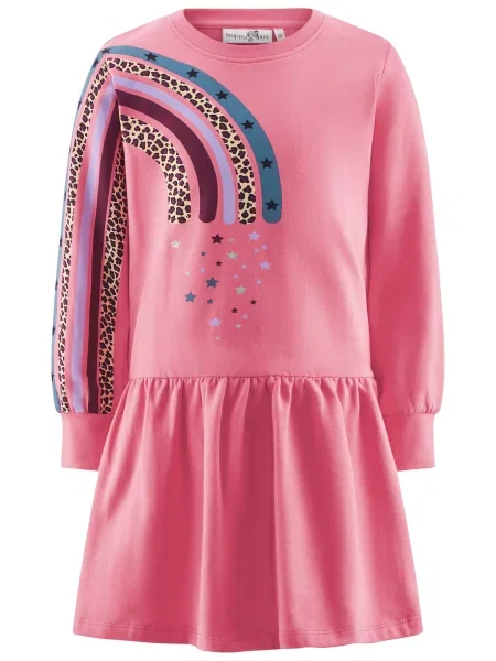 Happy girls Rochie / albastru / mov zmeură / roz bej