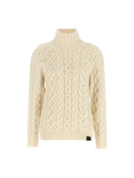 Sweter z golfem Stella Mccartney wełniany biały