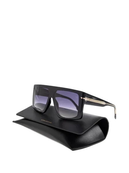 Ochelari de soare Victoria Beckham Eyewear cu imprimeu geometric negru
