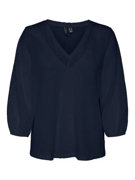 VERO MODA Blúz Sonja tengerészkék