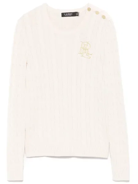 Pulover Lauren Ralph Lauren alb