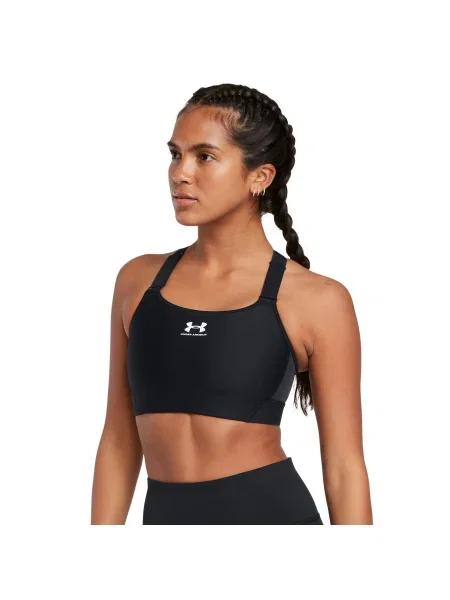 Tréningová podprsenka Under Armour HeatGear Armour High black/white čierna