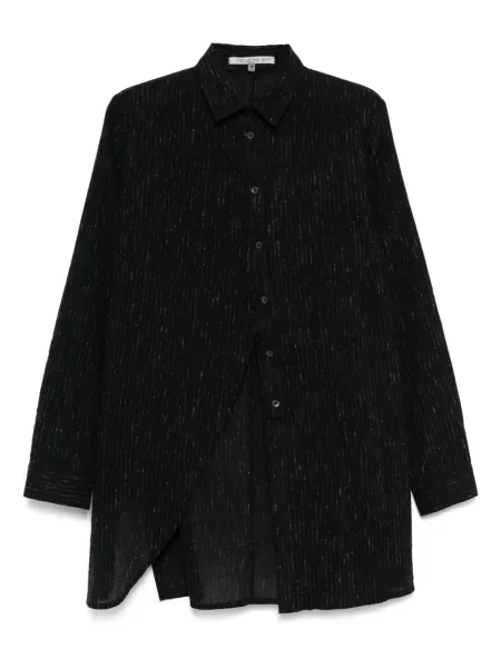 Риза Chiahung Su на райета черно
