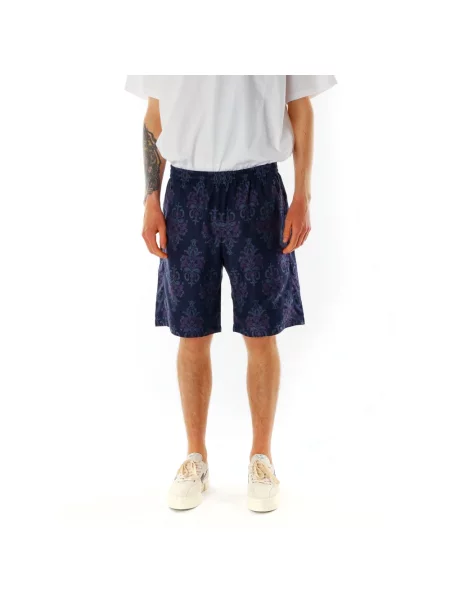 Szorty Needles casual niebieskie
