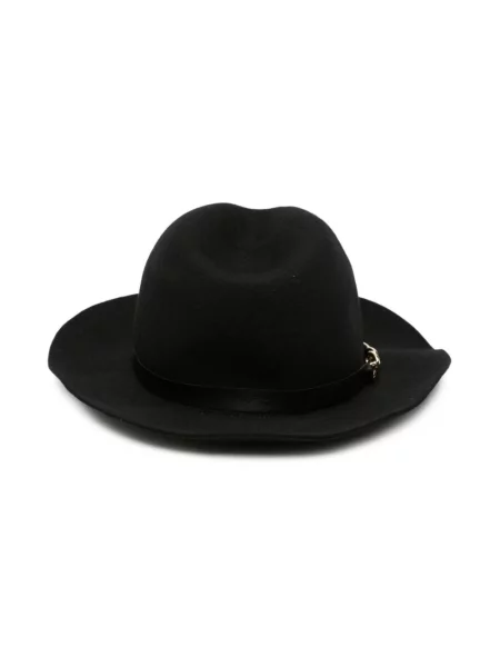 Kapelusz Emporio Armani wełniany czarny