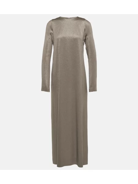 Maksi sukienka maxi Fforme garniturowa różowa