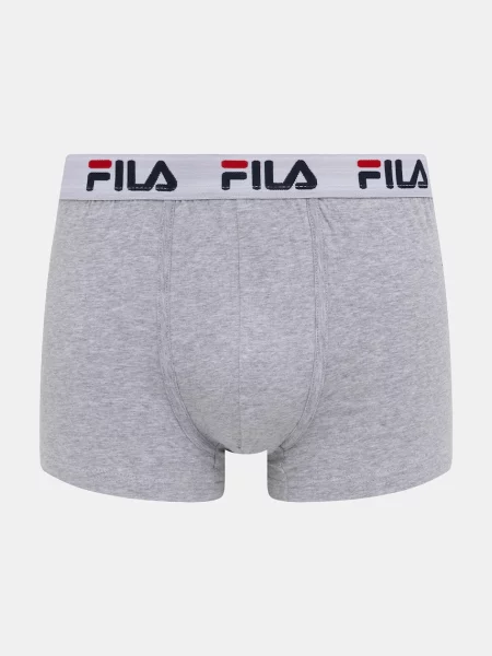 Fila přiléhavé boxerky s bavlnou šedé